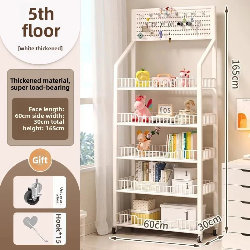 Snack shelves Internet celebrities Snack food and beverage supermarkets Mobile shelves Convenience store Multi-layer Oasis Select Five-layer 60CM A