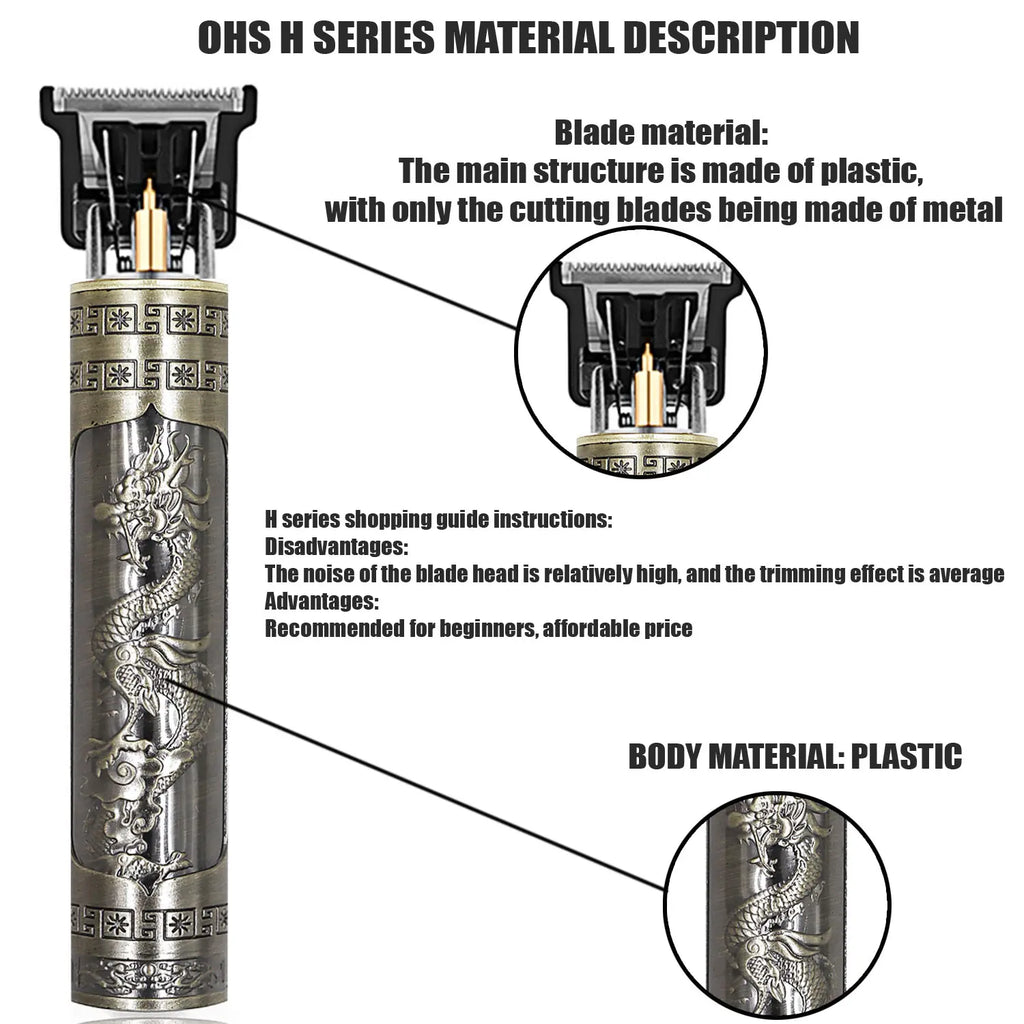 T9 Hair Clipper Repair Beard Shaving Body Hair Trimmer Clippers Electric Machine Men Haircut Machine 0mm Barber Shaver Oasis Select