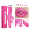 Peptide Lip Tint Gloss – Mirror Shine, Moisturizing, 8 Shades Lip Gloss Oasis Select 8cool pink
