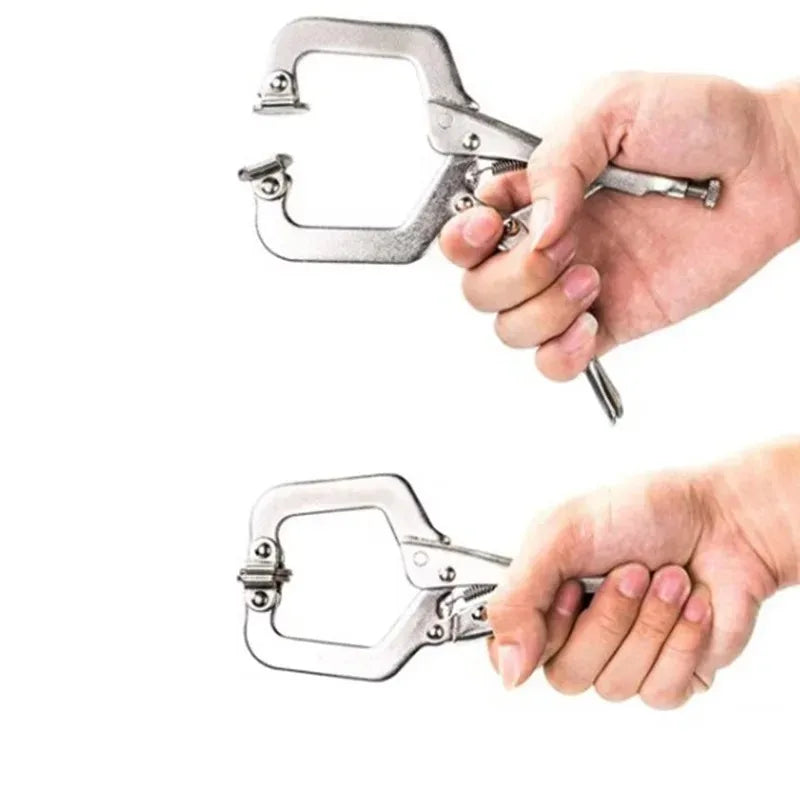 6 Inch C Clamp Locking Welding Clamp Mini Alloy Locking Pliers Assorted Set for DIY Hand Repair Woodworking Tools Oasis Select