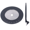 Adjustable Drawing Tool Drawing Maker Tool Adjustable Rotatable Round Template Ruler Black with Carving Knife Oasis Select black