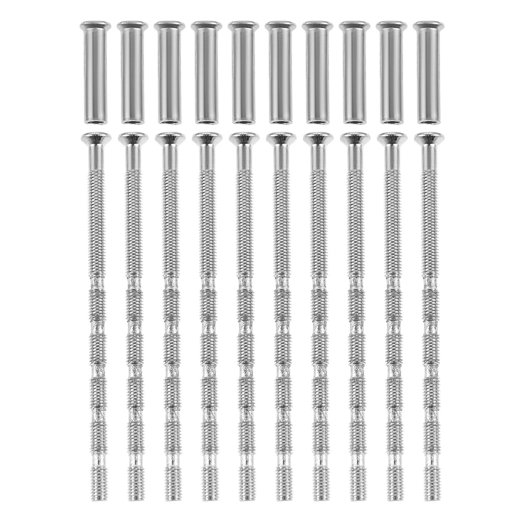 10 Sets M3*60mm Cross Countersunk Head Bamboo Screws with M3*16mm Nuts (5 Sections) for Knob Shades,terrace Knobs,door Knobs Oasis Select