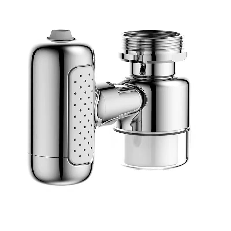 4-speed Filter faucet robotic arm with rotation multi-functional extension hand basin face basin splash-proof head faucet Oasis Select Silver