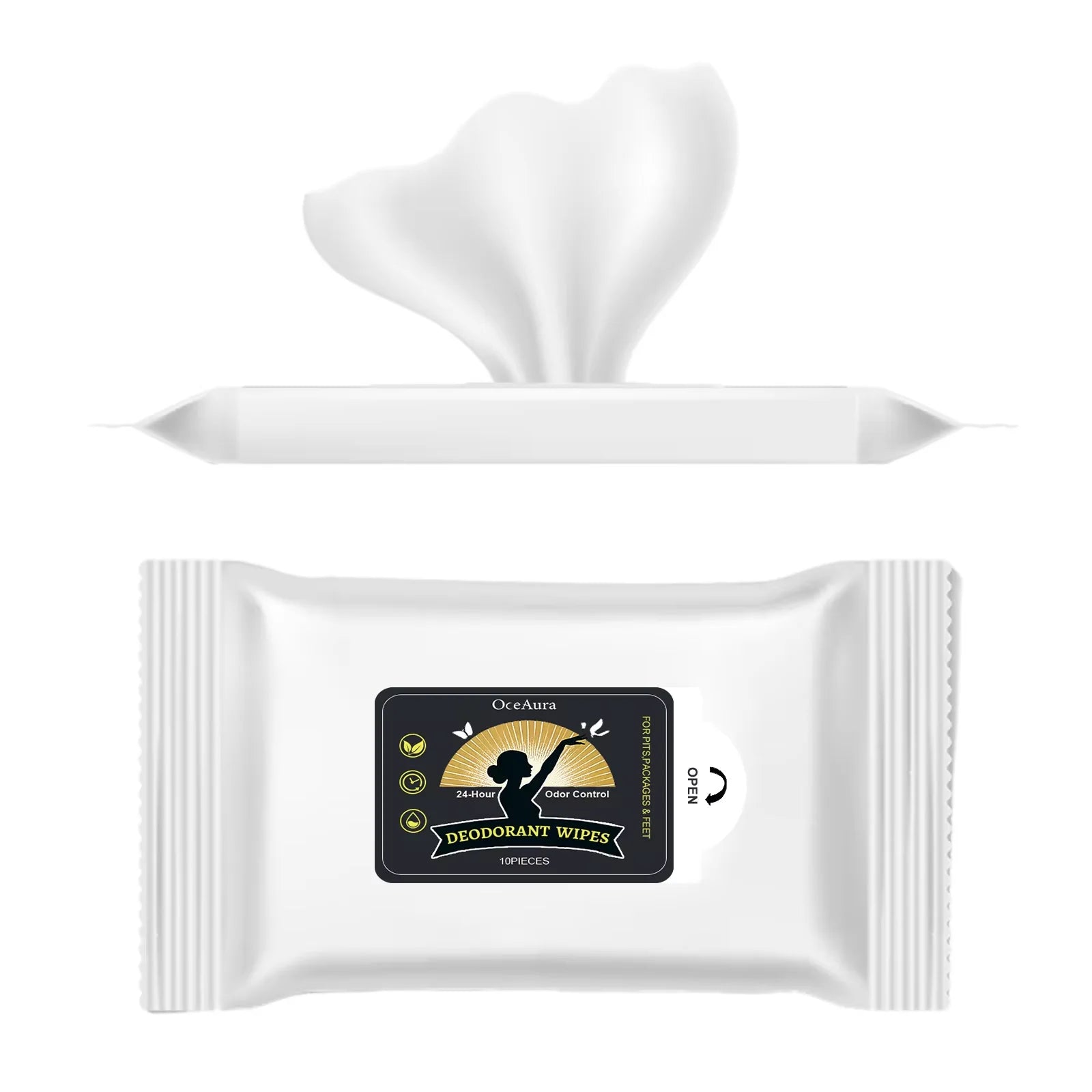 Odor-Removing Body Wipes for Sports & Sweat | Fresh Scent Body Cleansing Wipes Oasis Select 2boxed