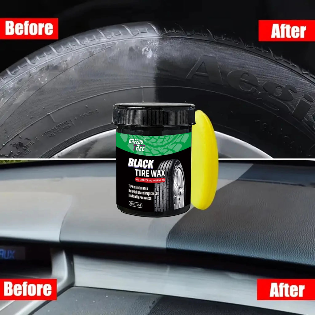 Tire Shine Plastic Enhancer Crystal Clear Car Plastic Restorer - Auto Interior & Panel Renewal Wax Coating Agent Car Wax Polish Oasis Select