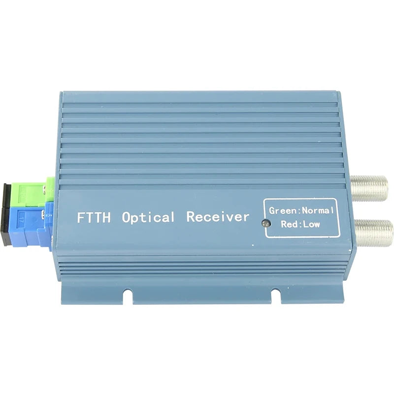 Active FTTH Optical Receiver WDM Fiber Optic Receiver Fiber to RF, CATV+Network RF Transmission + Fiber Output Oasis Select RED