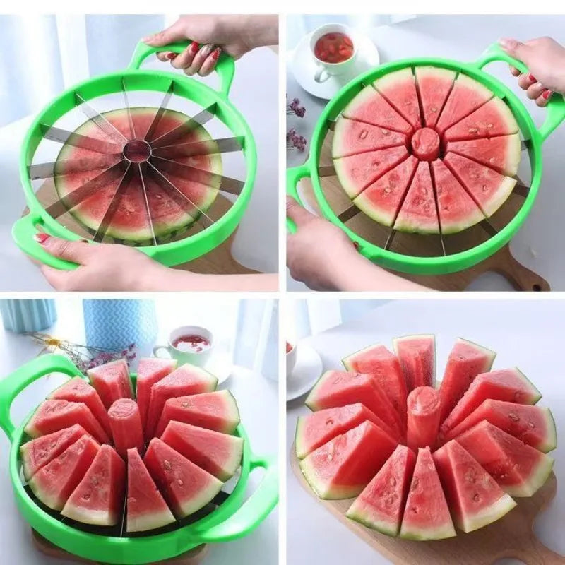 Watermelon Cutting Stainless Steel Fruit Cutter Multifunctional Household Cantaloupe Apple Fruit Slicer Convenient Oasis Select