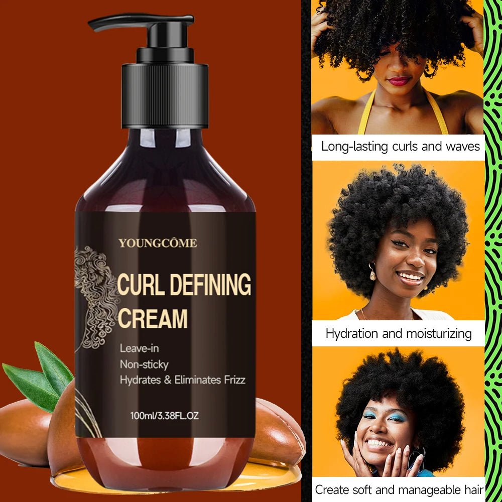 Argan Oil Curl Defining Cream – Anti-Frizz for All Curl Types