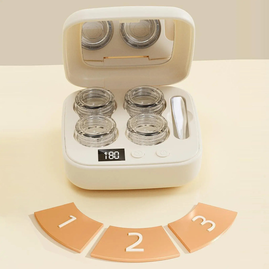 Contact Lenses Cleaner Ultrasonic With Removable Box Cleaning Machine Portable Contact Lenses Case Deep Cleaning tools Oasis Select