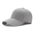 Simple Solid Color Unisex Hat Plain Curved Sun Visor Hat Outdoor Dustproof Baseball Cap Adjustable Leisure Caps Men Women Oasis Select Gray