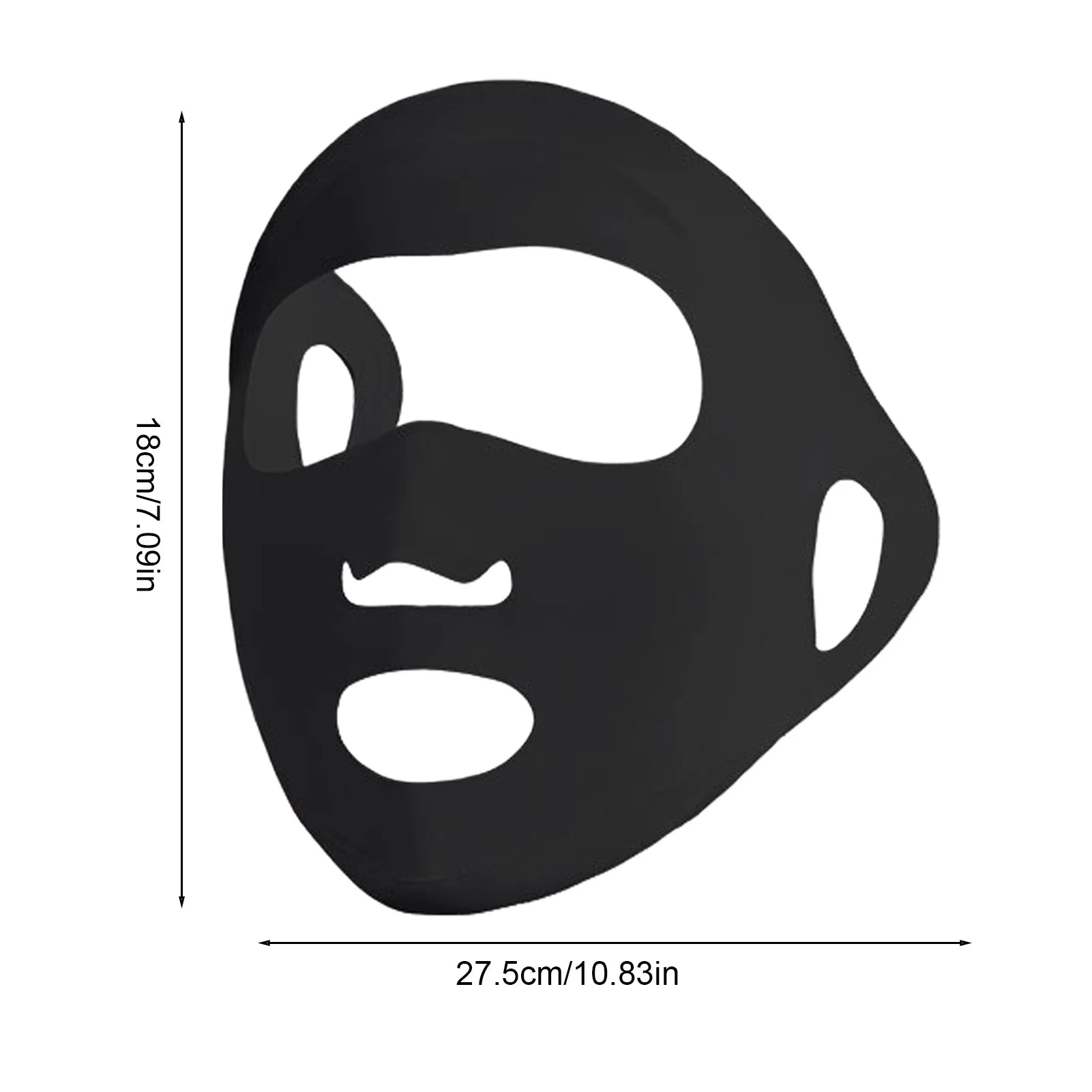 1PC UV Protection Face Mask Breathable Ice Silk Mask Washable Dustproof Sunscreen Mask Anti-UV Outdoor Riding Face Mask Oasis Select Black 02