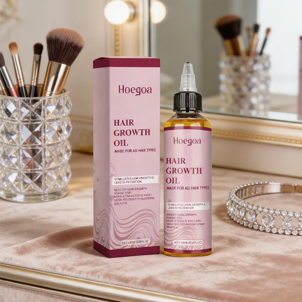 Hoegoa Ginger Rosemary Hair Growth Oil Deep Nourishment Improve Dryness Length Retention Intensive Repairing Hair Essential Oil Oasis Select