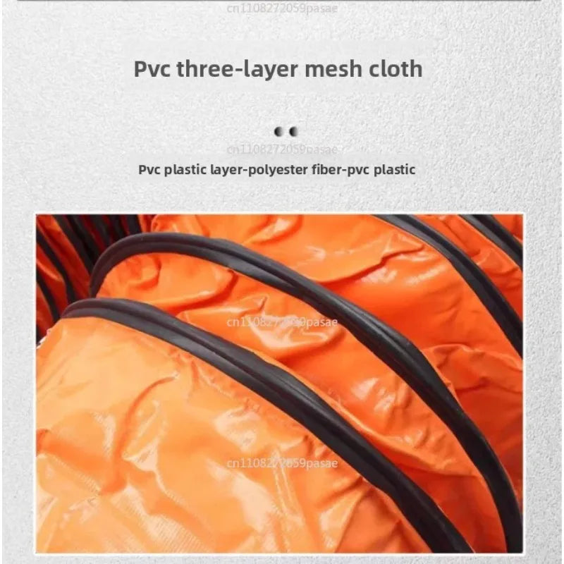 Telescopic Ventilation Duct Hose – High Temp PVC Canvas Exhaust