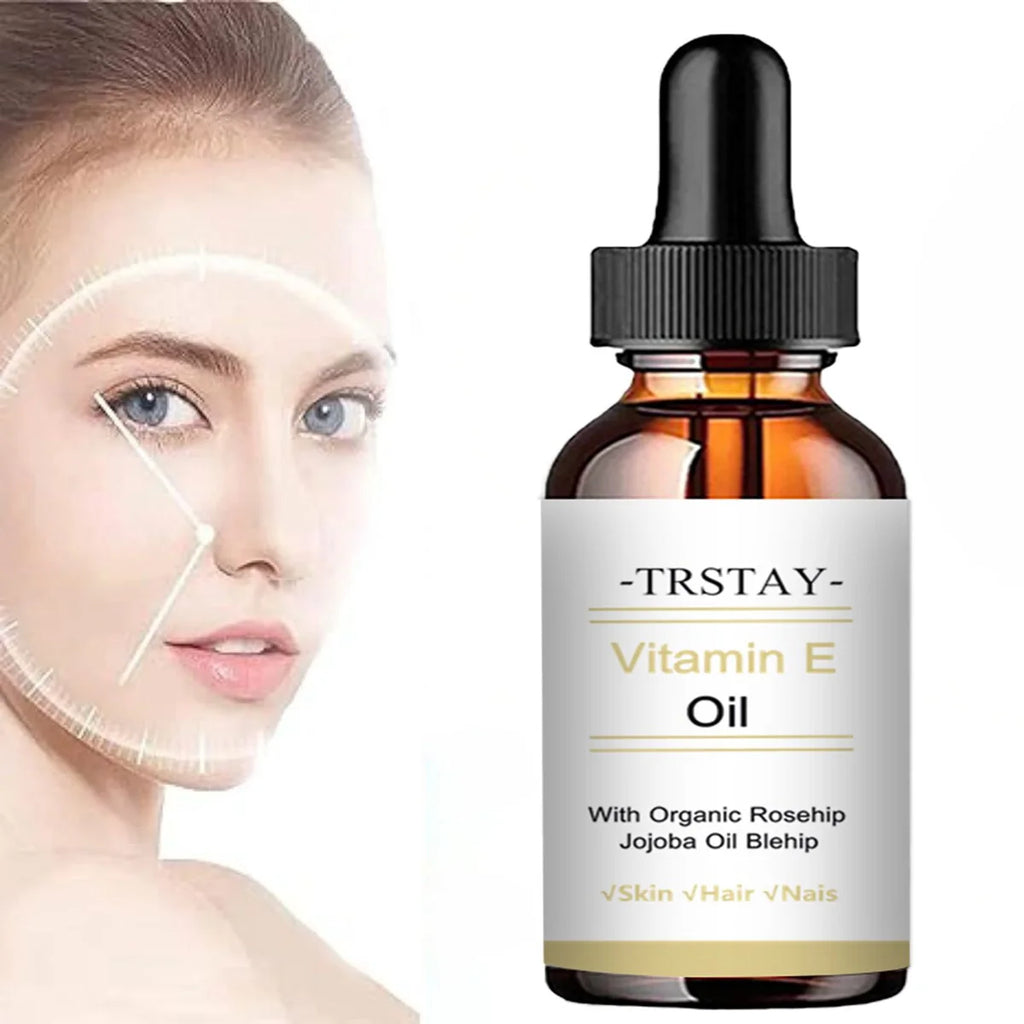 Vitamin E & Jojoba Face Serum Oil – Brighten & Firm Skin