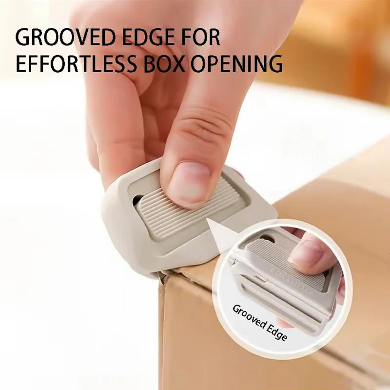 2025 New Magnetic Box Cutter - Retractable Utility Knife with Ceramic Blade, Suitable for Kids, Home and Office Use, Cardboard C Oasis Select