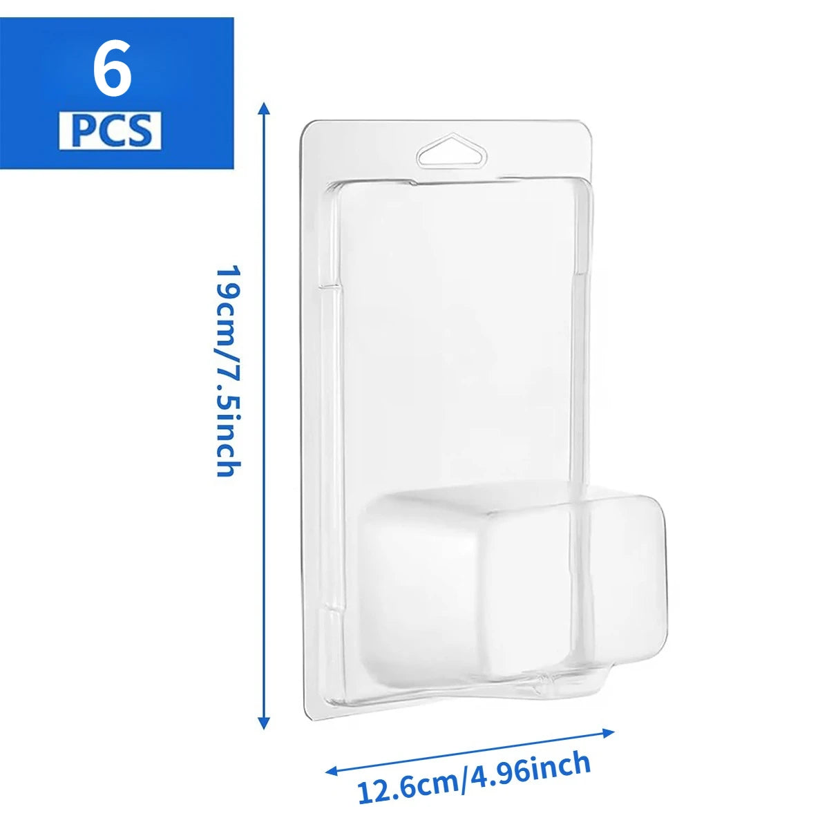 6/12/24 PCS Mini Car Display Case – Crystal Clear Clamshell Protector for 1:64 Scale Cars | Dust-Proof & Scratch-Resistant Oasis Select 6PCS