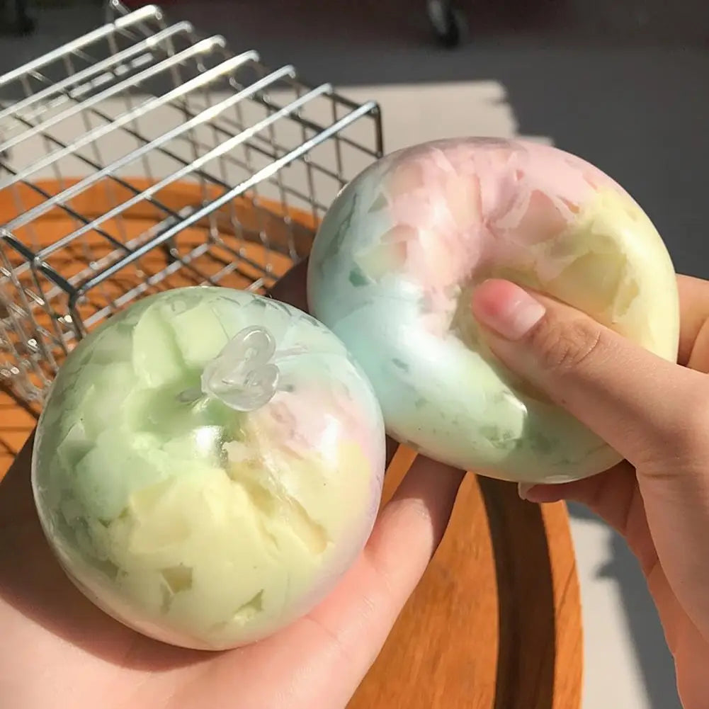 Matcha Mint Chocolate Handmade Ball Anti Stress Squeeze Sensory Fidget Toy Cracking Wax Ball Soft Decompression Toys 1pcs Oasis Select