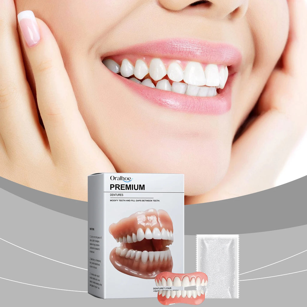 Denture Set - enhances smile aesthetics, made of comfortable material, dentures for a natural smile Oasis Select