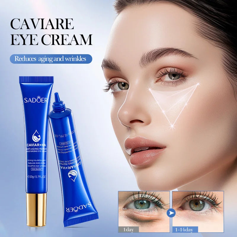 Caviar & Hyaluronic Acid Eye Cream – Firming & Brightening 20g