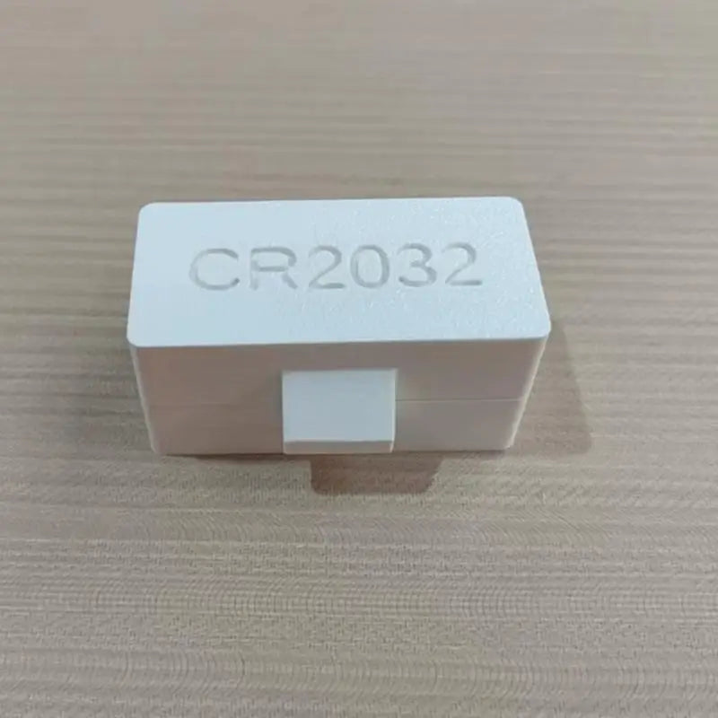 10-Hole CR2032 Button Battery Holder With 10 Drawer Slots - Portable Storage Box For Small Batteries, Prevents Loss Oasis Select A2
