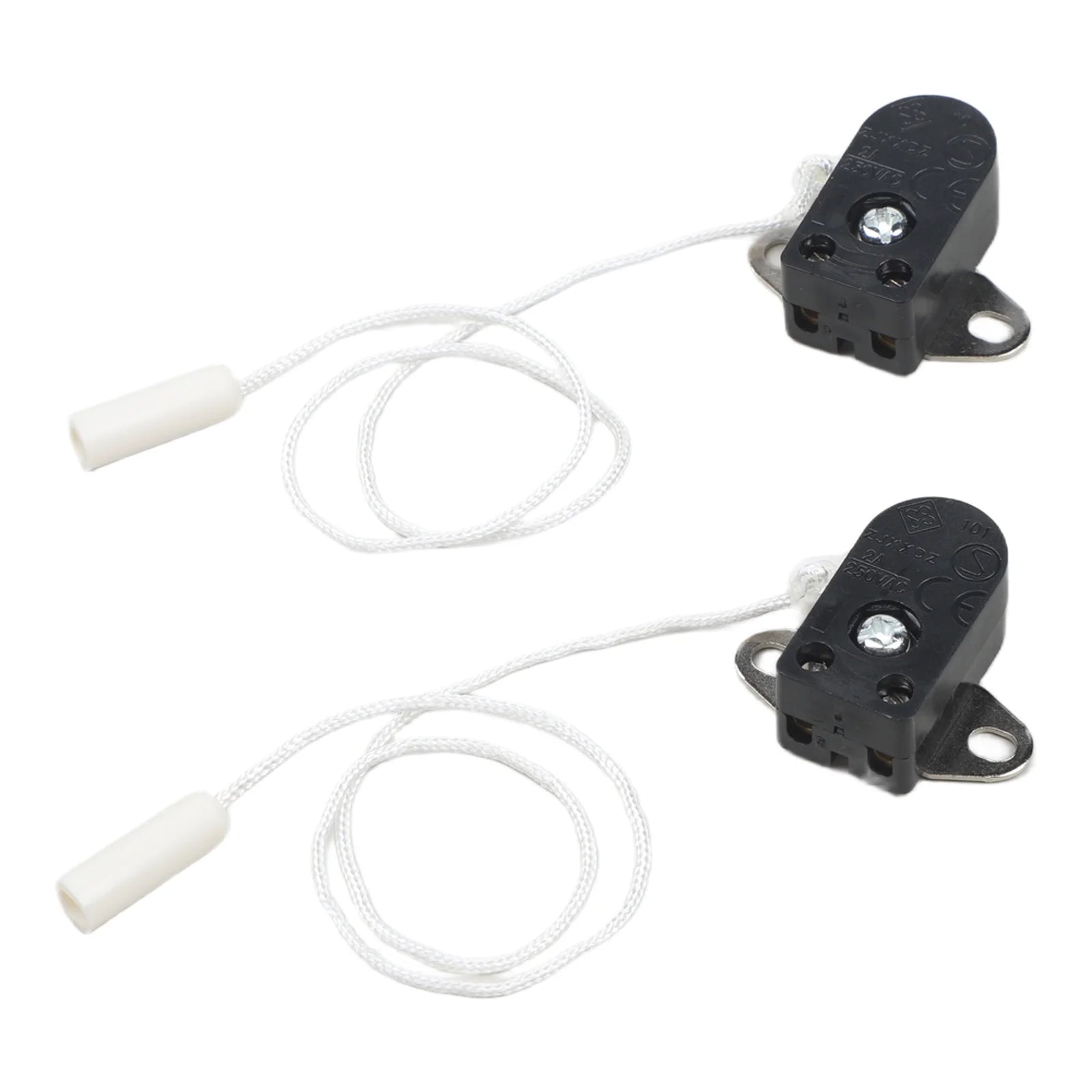 1/2pcs Pull Cord Switch Wall Light Switch With Cord Rotating Pull Cord Switch For Table Lamps Floor-Lamps Ceiling Lamp Switch Oasis Select