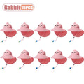 Spring Summer Kids UV Protection Sun Hat Baby Toddler Bucket Hat Wide Brim Breathable Outdoor Cap for Boys Girls Oasis Select Rabbit-10PCS