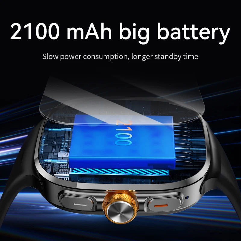 Zestbolt 4G Android 10 Smartwatch 2.4" AMOLED GPS 32GB+512GB