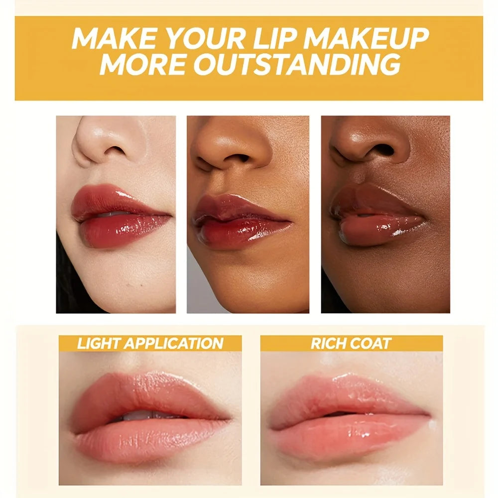 Milk Jelly Lip Balm Lip Moisturizing Fruit Moisturizing Lip Balm 3 Pieces/Set-1 Set Oasis Select