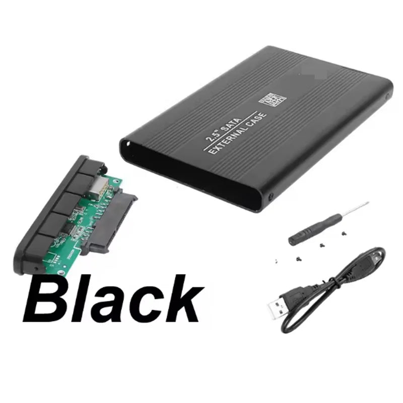 2.5-inch USB3.0 Mobile Hard Drive Case Aluminum Alloy SSD Solid-State Notebook Hard Drive Case With USB3.0 Cable Oasis Select