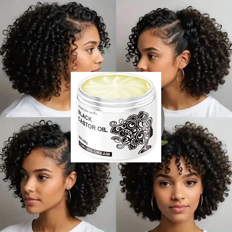 Curly Hair Elastic Cream – Coconut Oil Moisturizing Formula Curl Styling Cream Oasis Select