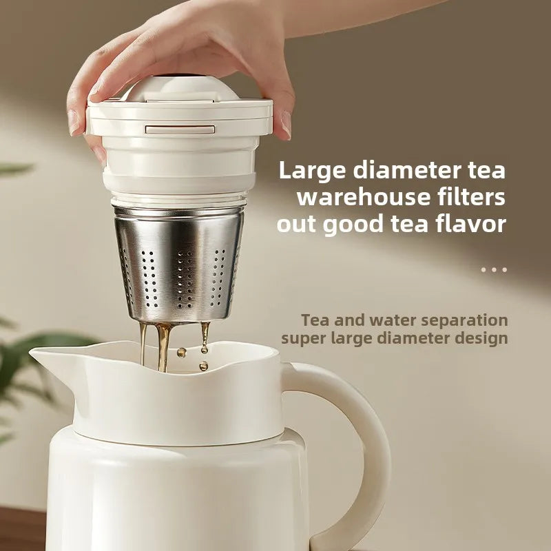 Stewed Teapot Household Old White Tea Smothered Pot Tea Water Separation Thermal Insulation Brewing Kettle Oasis Select