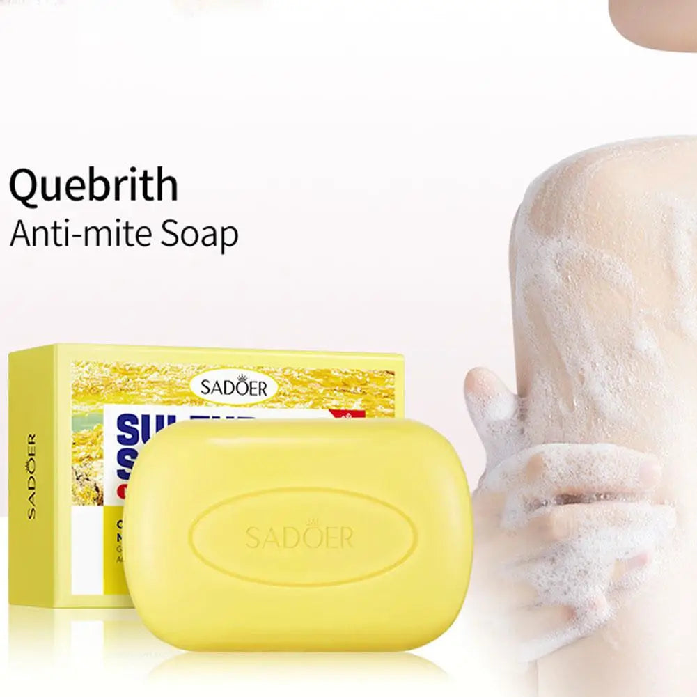 SADOER Sulfur Facial & Body Soap – Oil Control & Clear Skin Facial Cleansing Soap Oasis Select
