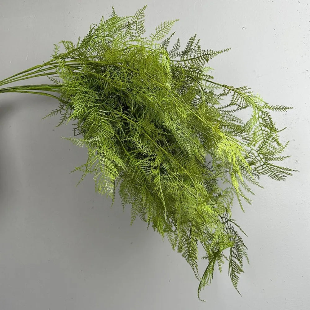 Large Artificial Fern Plant Branches Realistic Handmade Boston Fern Leaves Real Touch Elegant Fake Plants Wedding Decor Oasis Select