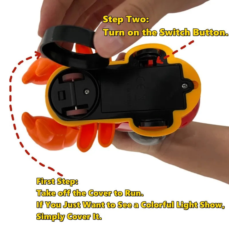Crawling Crab Baby Toys With Music Light Up Interactive Musical Toys For Baby Dancing Crawling Toys Moving Toddler Toys 0 12 Oasis Select
