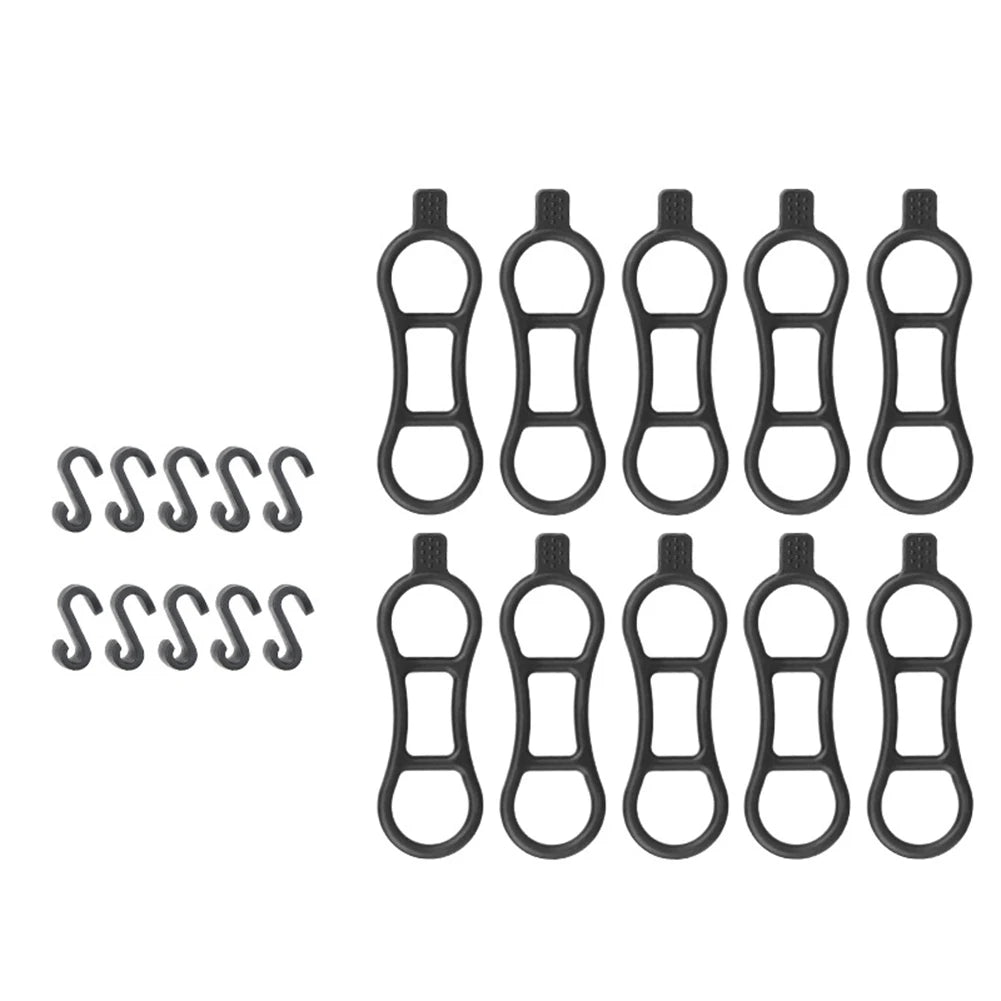 Bike Bicycle Silicone Elastic Strap Bandage Light Lamp Mount Holder 510Pcs Ideal Cycling Accessories for Every Bike Enthusiast Oasis Select A 10pcs