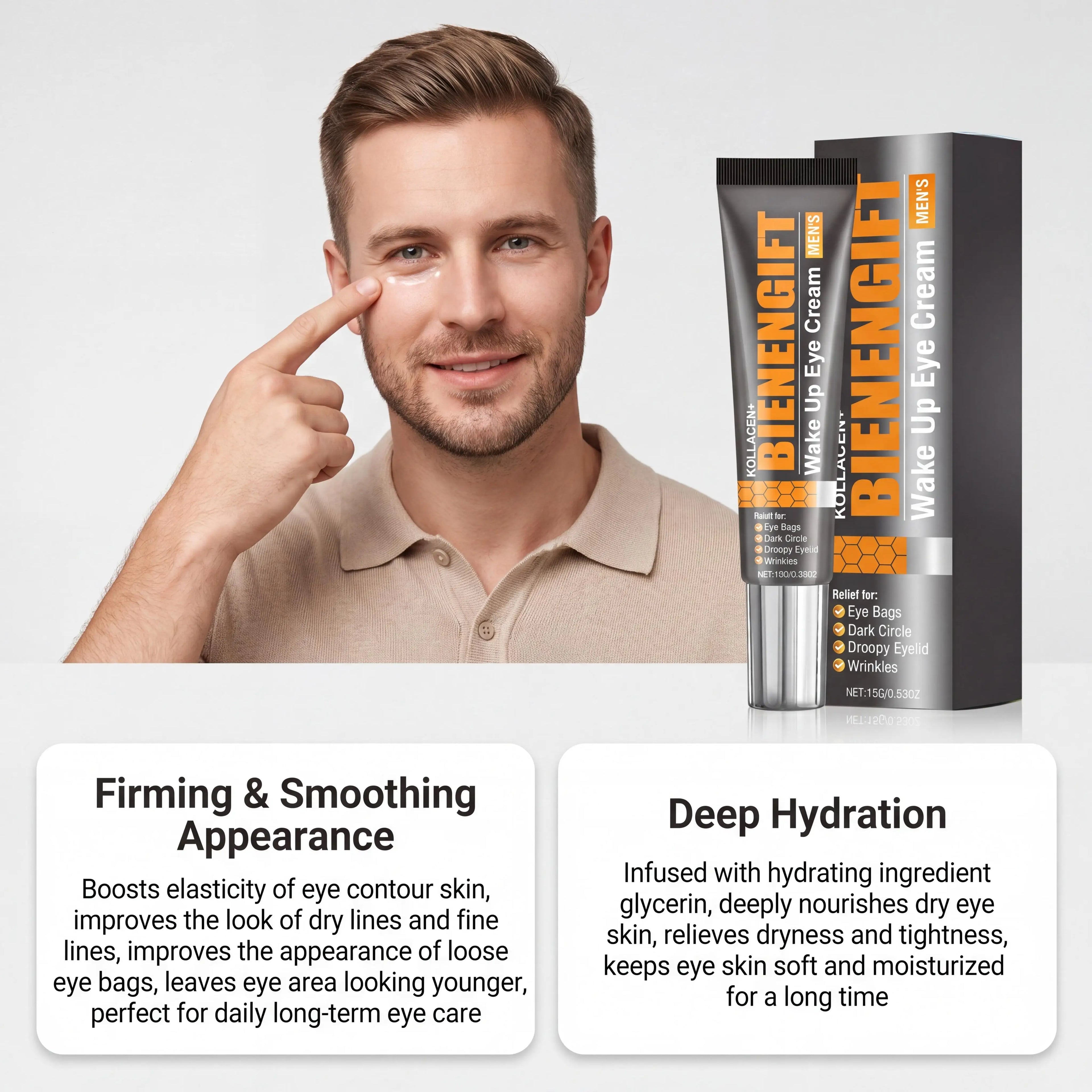 Bee Venom & Collagen Eye Cream – Dark Circles & Firming Gel Eye Cream Gel Oasis Select