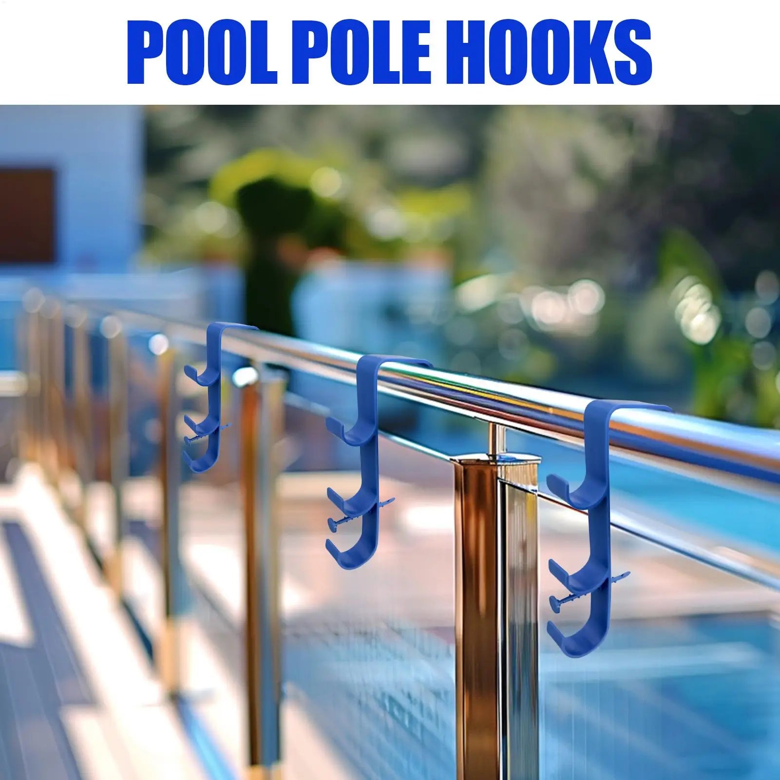 Pool Equipment Hooks Stable Adjustable Hose Hook Equipment Storage Ground Pool Pole Hange Swimming Pole Hooks Accessories Oasis Select