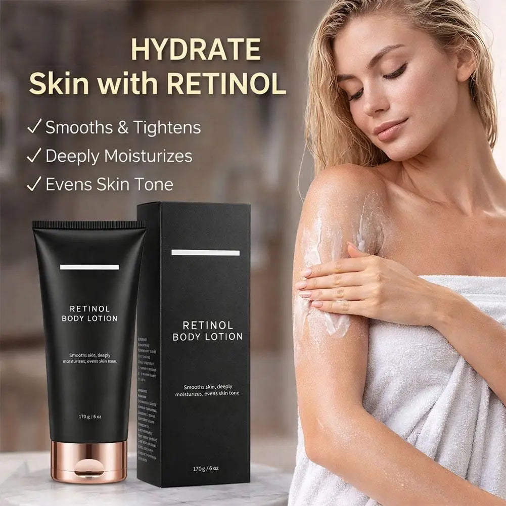 Retinol Body Lotion Moisturizing Firming Body Cream for Crepey Skin, Daily Hydrating Retinol Lotion for Neck & All Body Skincare Oasis Select