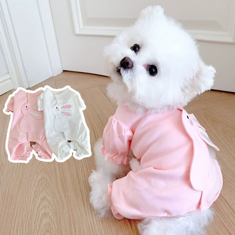 Cartoon Dog Vest Soft Breathable Pet T-Shirt for Small Medium Dogs Cats Puppy Clothes French Bulldog Chihuahua Bichon Costume Oasis Select