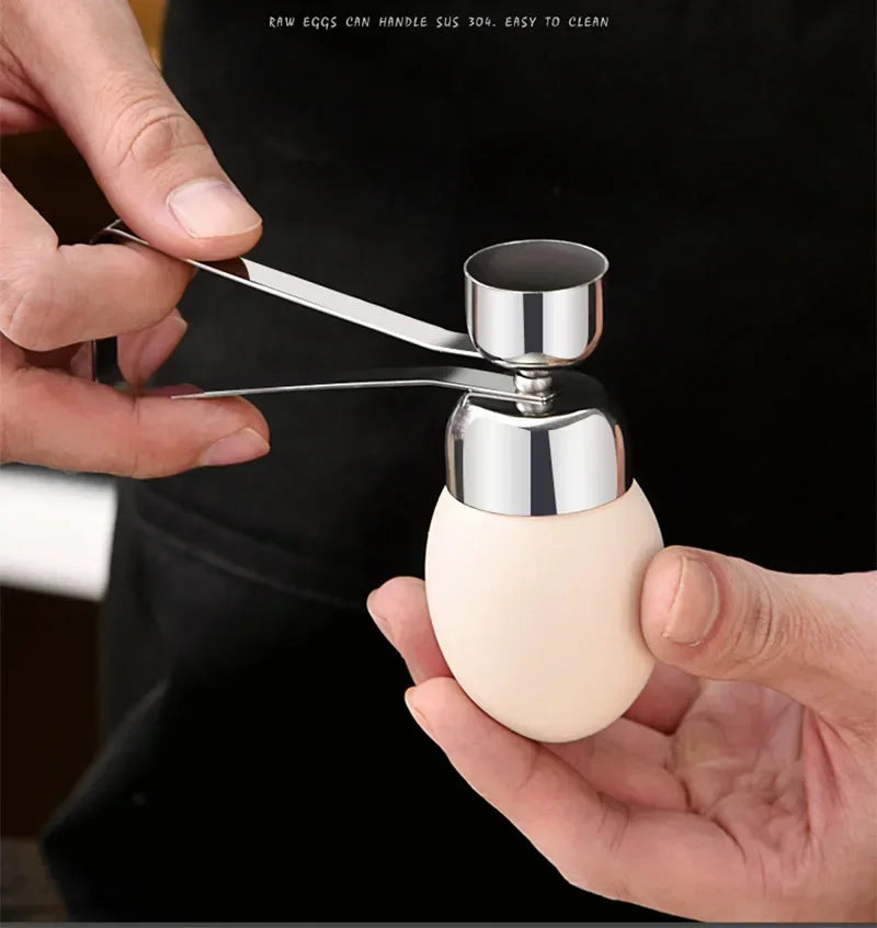 304 Stainless Steel Double-Head Egg Shell Opener Scissors