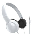 Music Earbuds Over Ear Wierd Headphones HiFi Stereo Music Stereo 3.5mm Headset Adjustable Audio Bass Macaron Headphone Tablet Oasis Select White