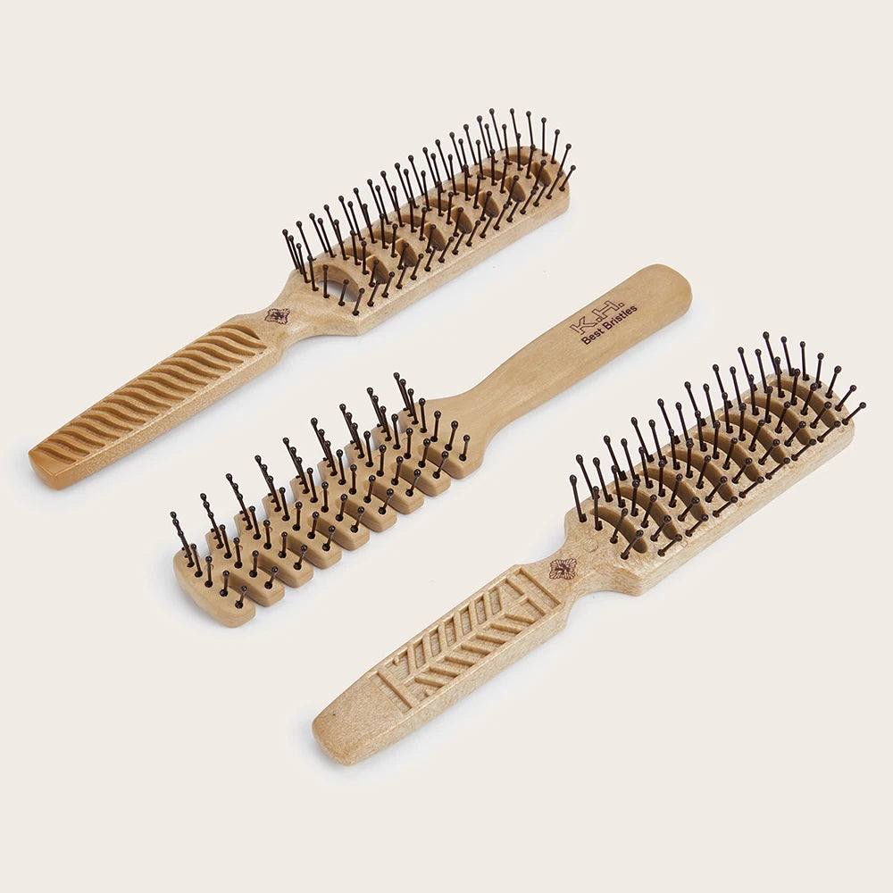 Wooden Wide-Tooth Hair Comb | Scalp Massage & Styling Brush Hair Comb & Brush Oasis Select