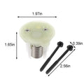 Toilet Spring Replacement - White End Cap Kit for 910 510 511, Easy Install Flush Mechanism Parts Oasis Select 1set
