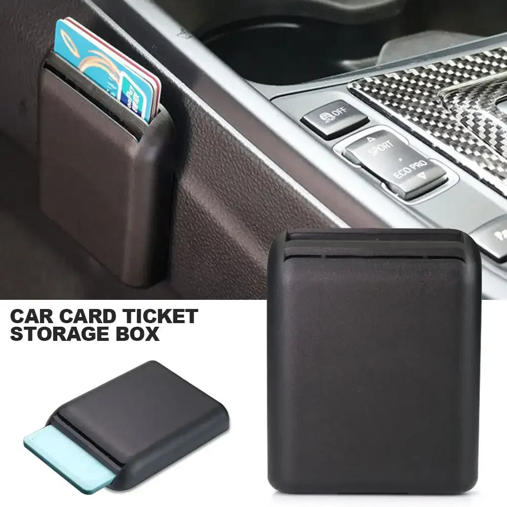 Multifunction Car Organizer Auto Seat Crevice Card Ticket Storage Box Bracket Stand Universal Car Accessories Interior 6.8x8.5cm Oasis Select