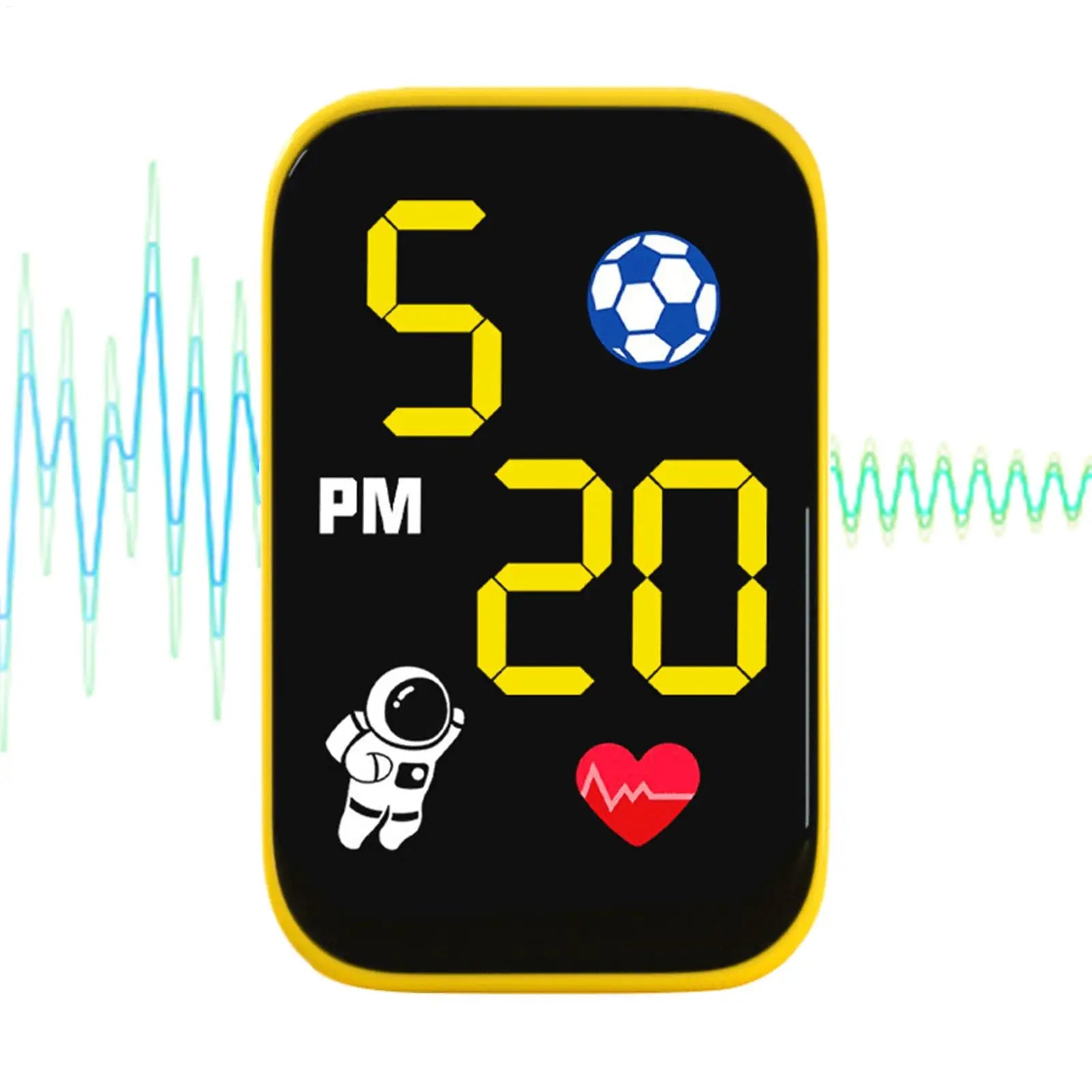 Mini Motorcycle Clock Dashboard Mount Waterproof Lighted Display Motorbike Digital Clock for Cycling Enthusiasts Commuting Urban Oasis Select