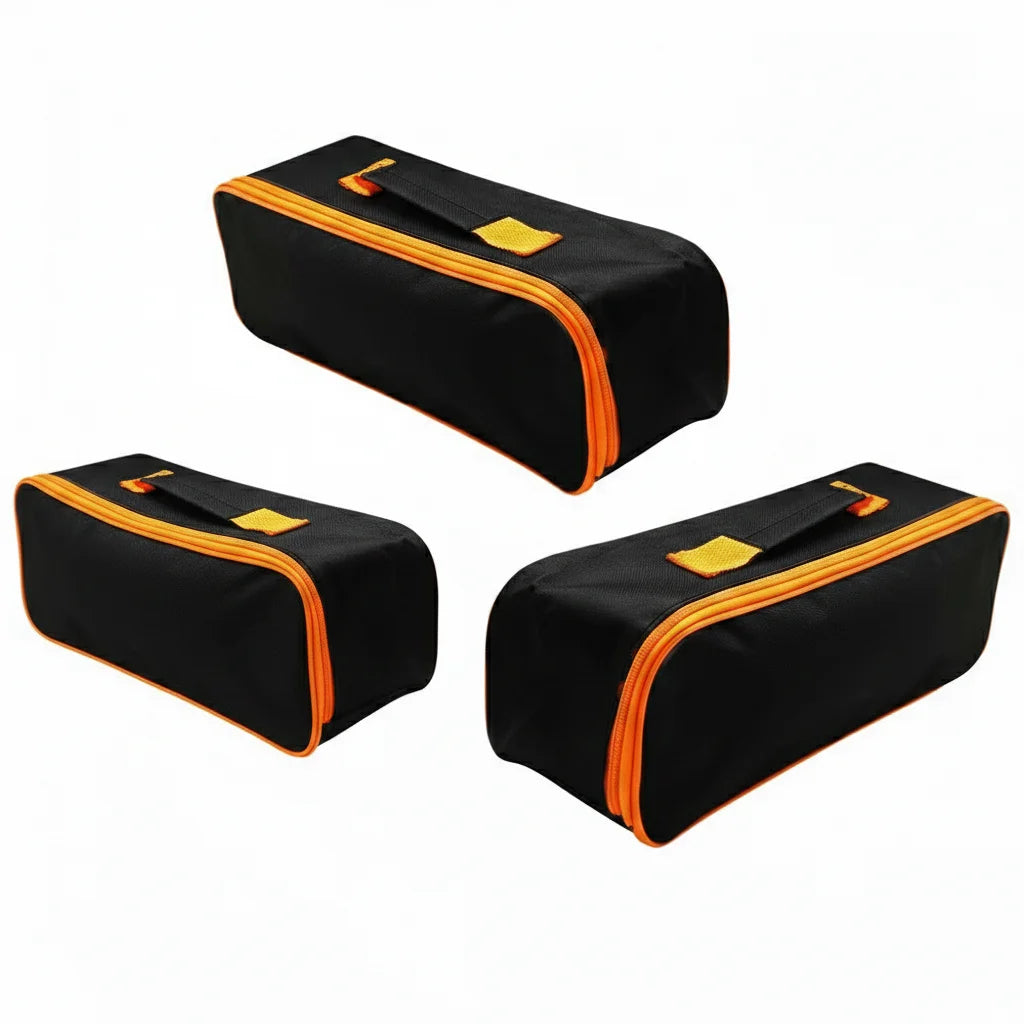 3 Sizes Tool Pouch With Zipper,Tool Bag For Screw Plier Wrench Screwdriver Mechanic Car Vacuum Hand Power Tool Storage Organizer Oasis Select