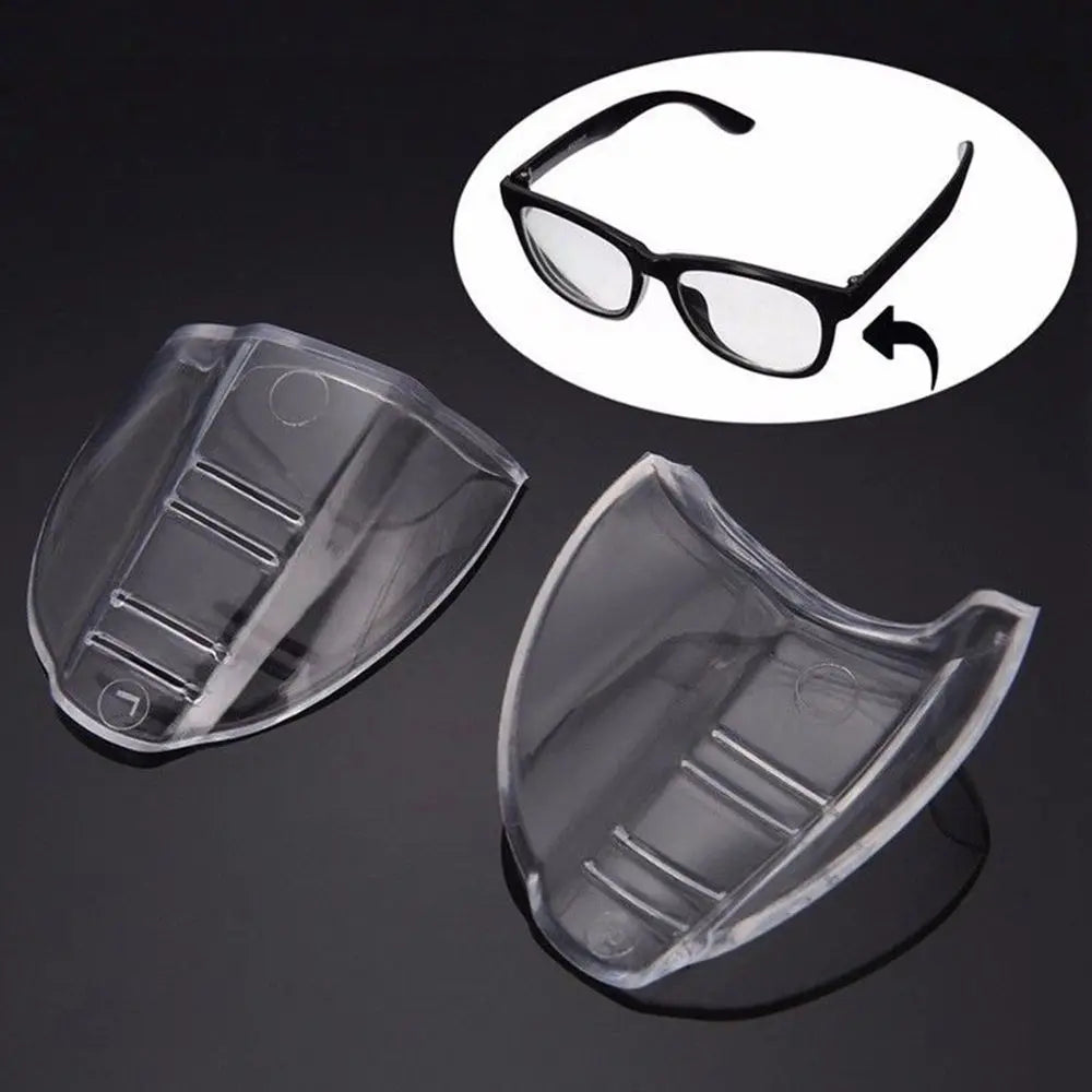 1pair Clear Universal Safety Goggles TPU Polyurethane Flexible Safety Goggles Eye Protection Glasses Side Shields Oasis Select