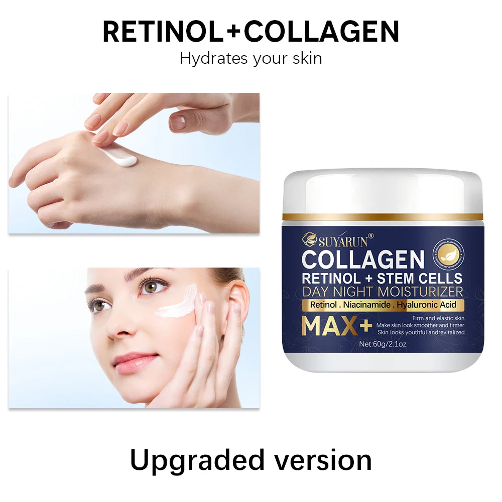 SUYARUN Retinol Collagen Face Cream – Firming Moisturizer Anti-Aging Face Cream Oasis Select