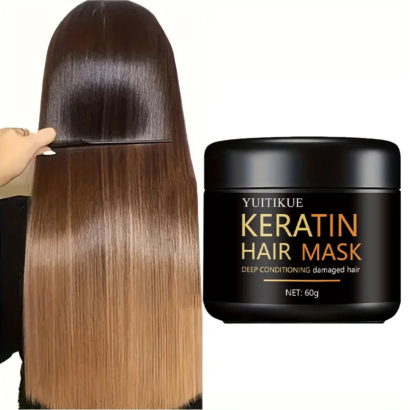 Keratin Hair Mask 60g – Deep Conditioning, Smooth & Shiny Keratin Hair Mask Oasis Select