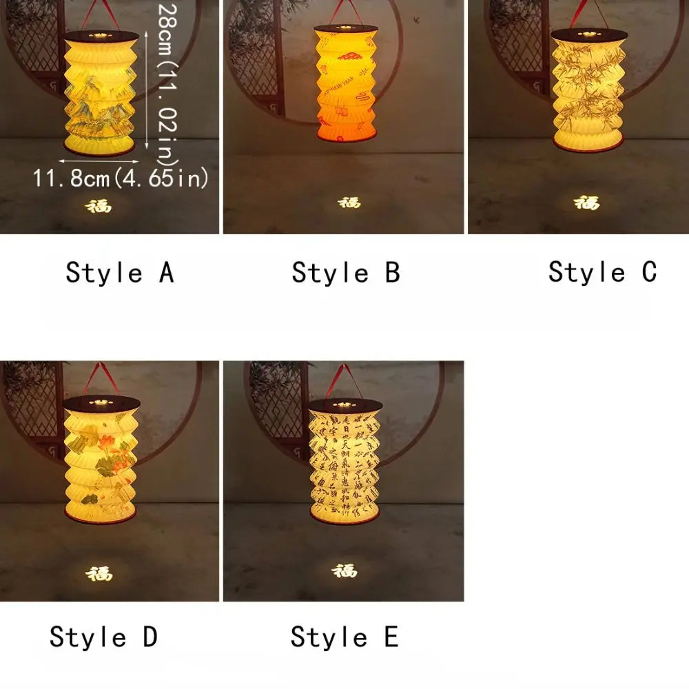 Foldable Chinese Paper Lantern | Mid-Autumn Festival Decor Decorative Paper Lantern Oasis Select